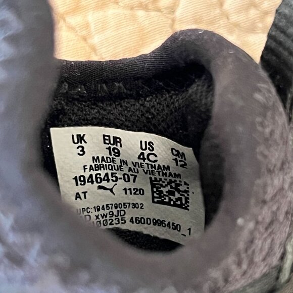 Puma Rift Slip On Toddler, size 4C all black - Picture 3 of 3